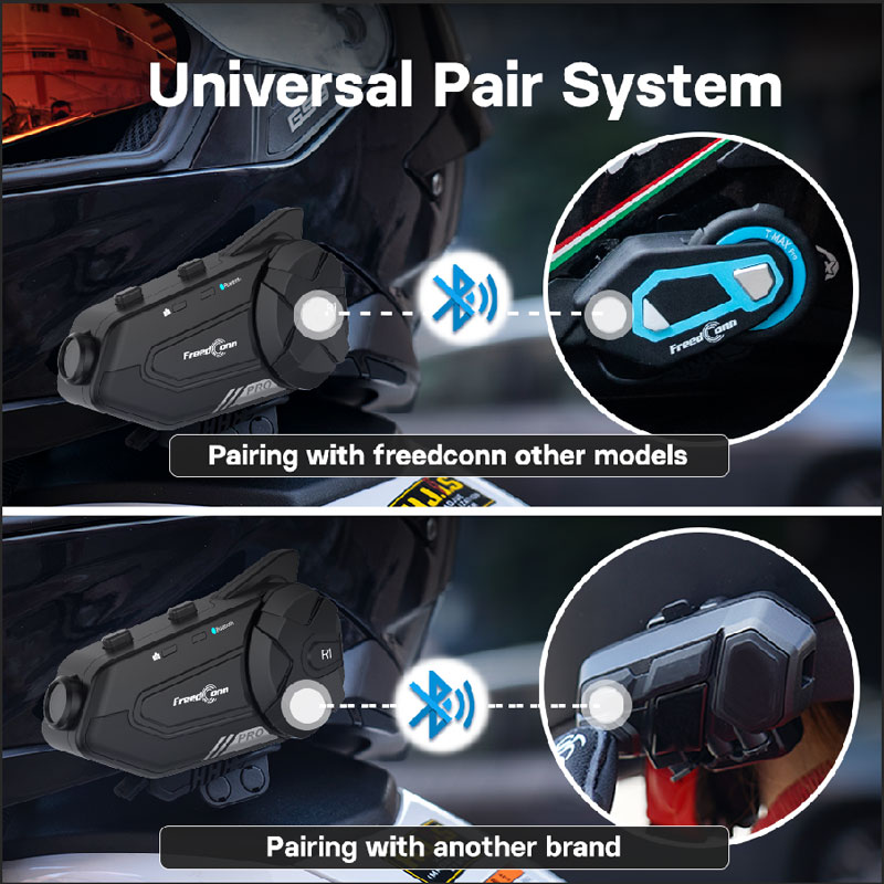 Freedconn Motorcycle Intercom  - Universal Motorcycle Helmet Intercom Headset ulasan dan harga