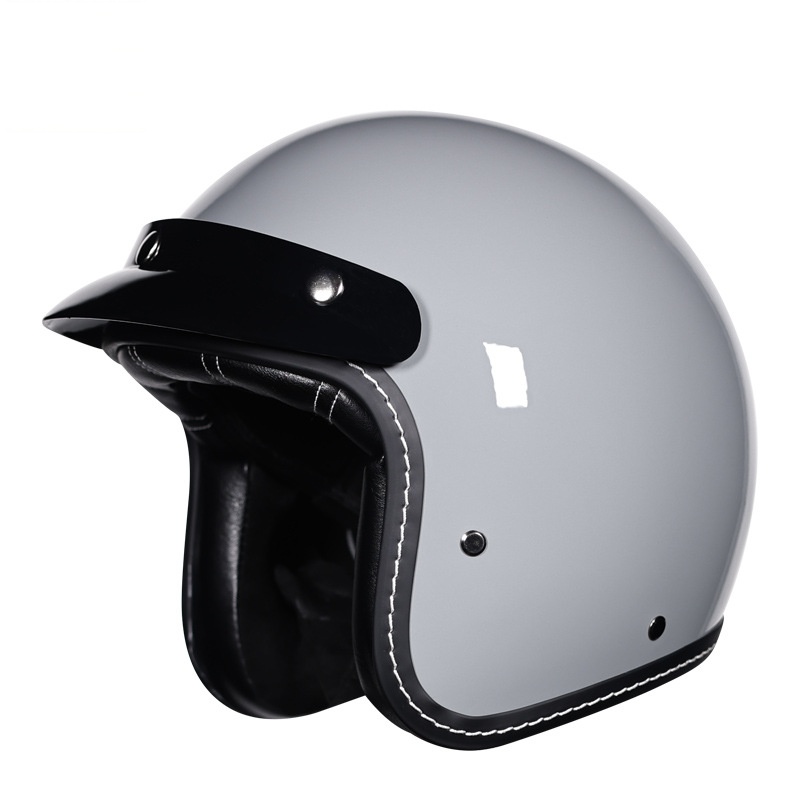 Unisex Retro 3/4 Open-Face Mot - Vintage Open Face Retro Helmet ulasan dan harga
