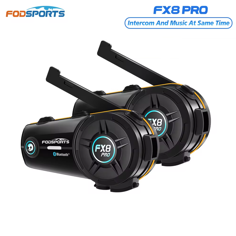 2pcs Fodsports FX8 Pro Motorcy - Full Face Motorcycle Helmet With Bluetooth ulasan dan harga