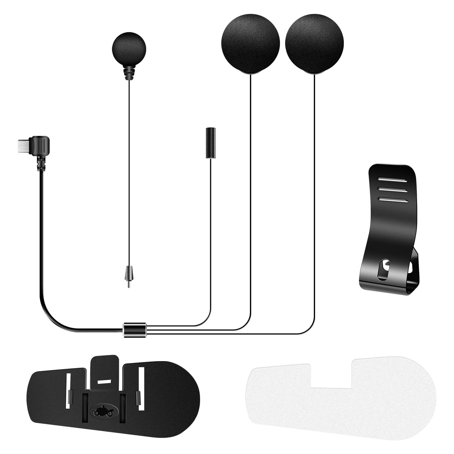 Fodsports Microphone Speaker E - Universal Motorcycle Helmet Intercom Headset ulasan dan harga