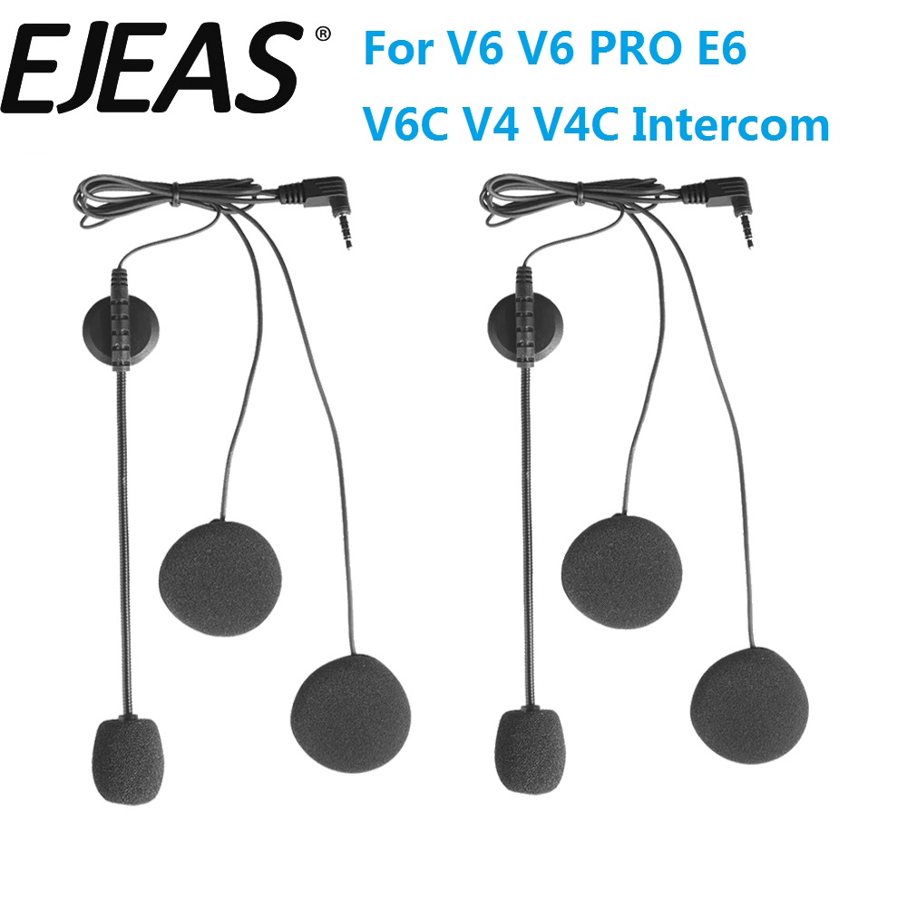 3.5MM Earphone Microphone Acce - Universal Motorcycle Helmet Intercom Headset ulasan dan harga