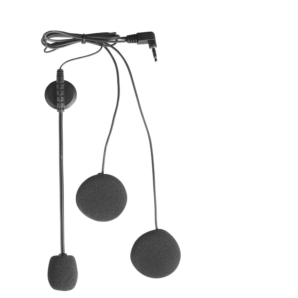 3.5MM Earphone Microphone Acce - Universal Motorcycle Helmet Intercom Headset ulasan dan harga