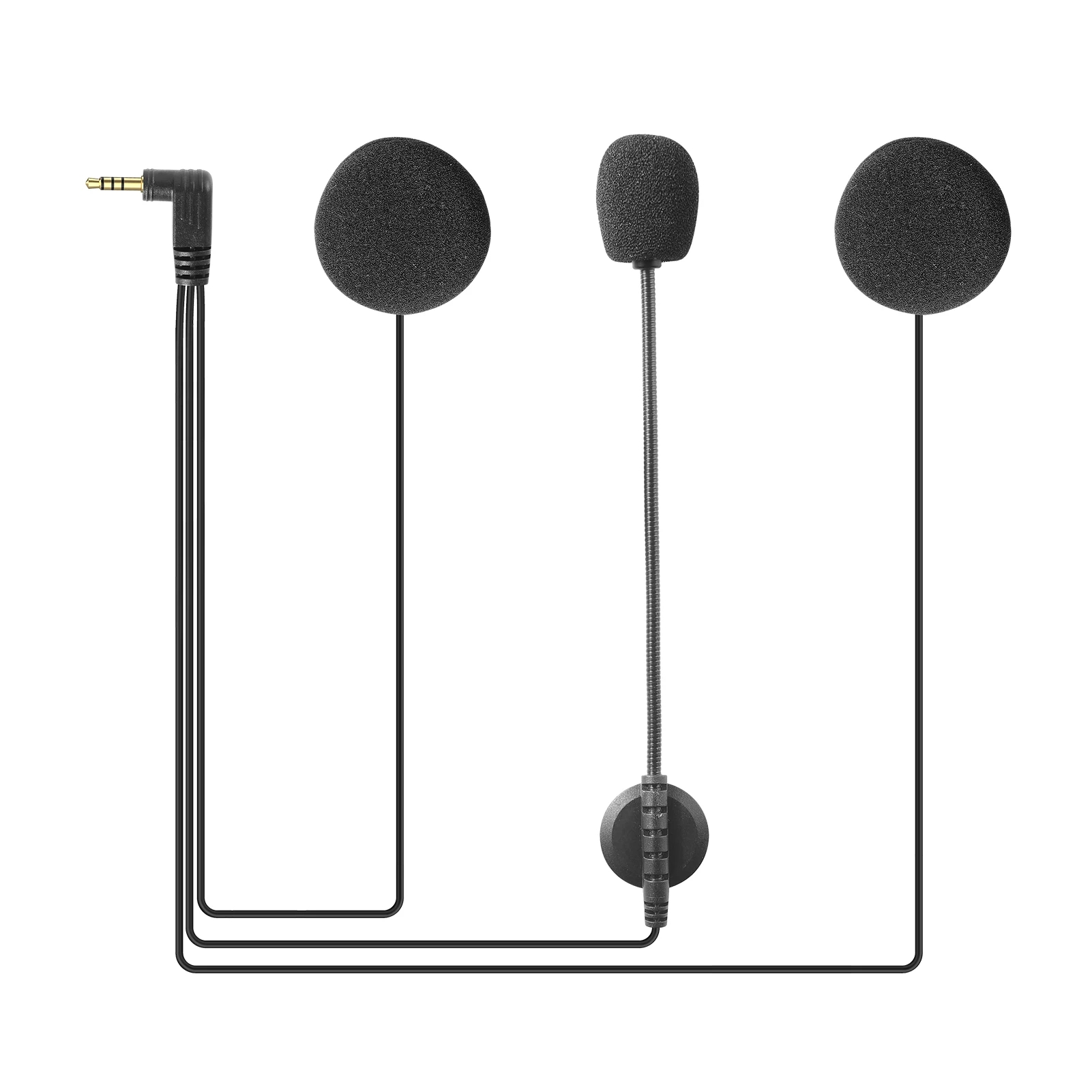 3.5MM Earphone Microphone Acce - Universal Motorcycle Helmet Intercom Headset ulasan dan harga