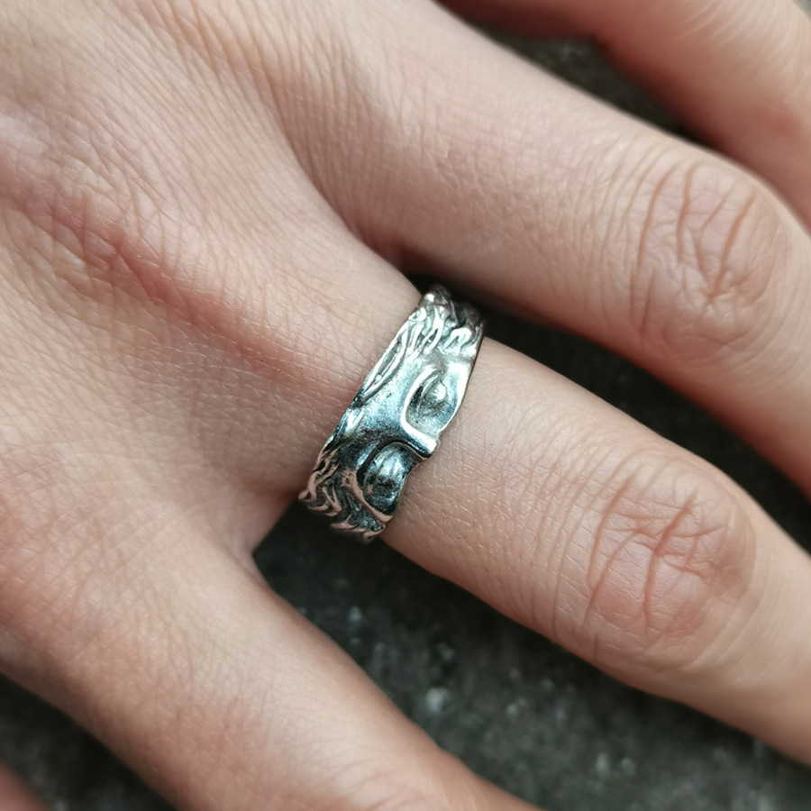 Creative Venus Half Mask Ring  - Vintage Open Face Retro Helmet ulasan dan harga