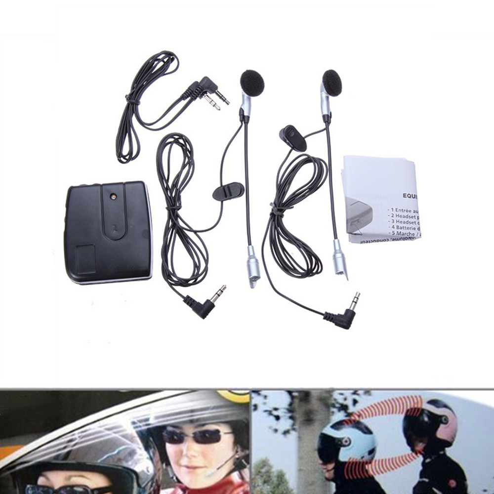 Motorcycle Helmet to Helmet Co - Universal Motorcycle Helmet Intercom Headset ulasan dan harga
