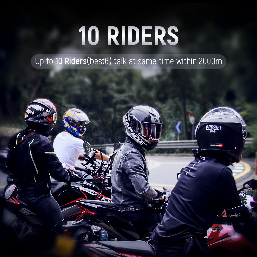 Lexin B4FM-X Bluetooth Motorcy - Full Face Motorcycle Helmet With Bluetooth ulasan dan harga