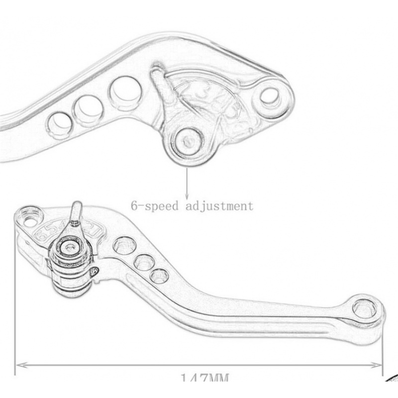 For Honda REBEL/CM/CMX 300/500 - Cnc Aluminum Adjustable Brake Clutch Levers ulasan dan harga