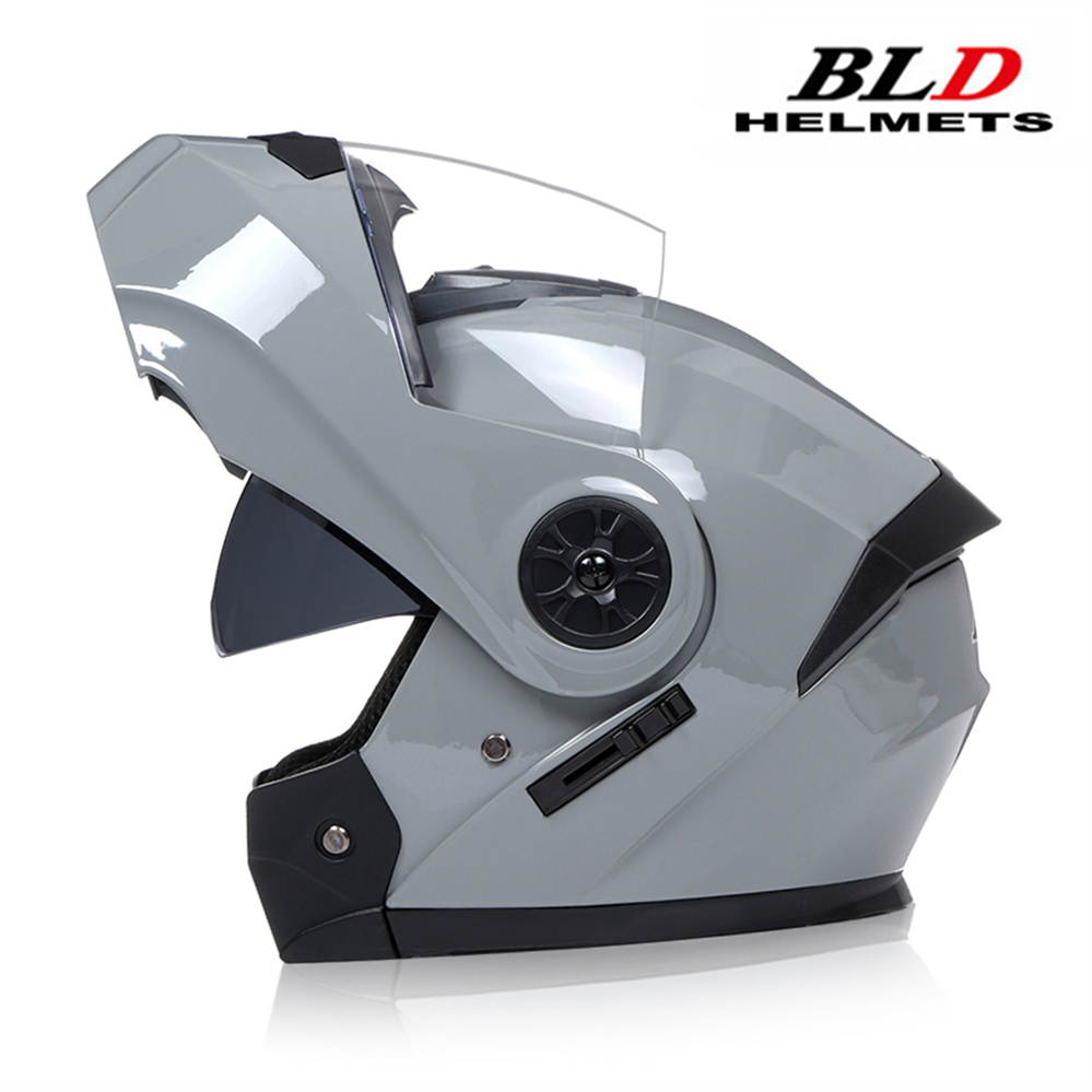 Modular Double Lens Motorcycle - Modular Flip Up Motorcycle Helmet Dot Approved ulasan dan harga