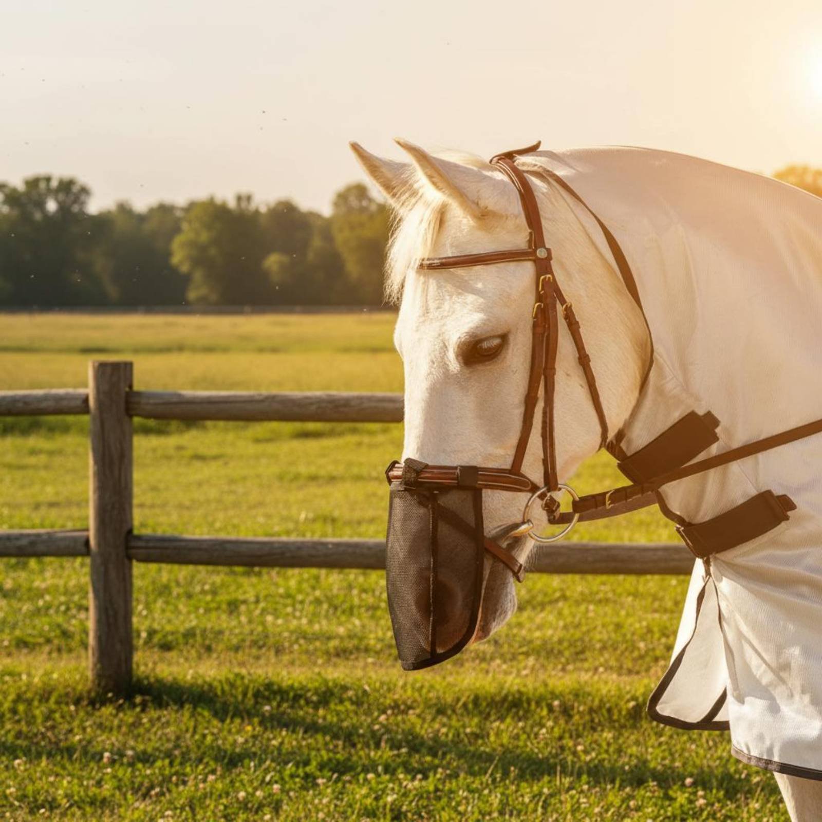 Horse Nose Guard Sturdy Horse  - Riding Gear ulasan dan harga