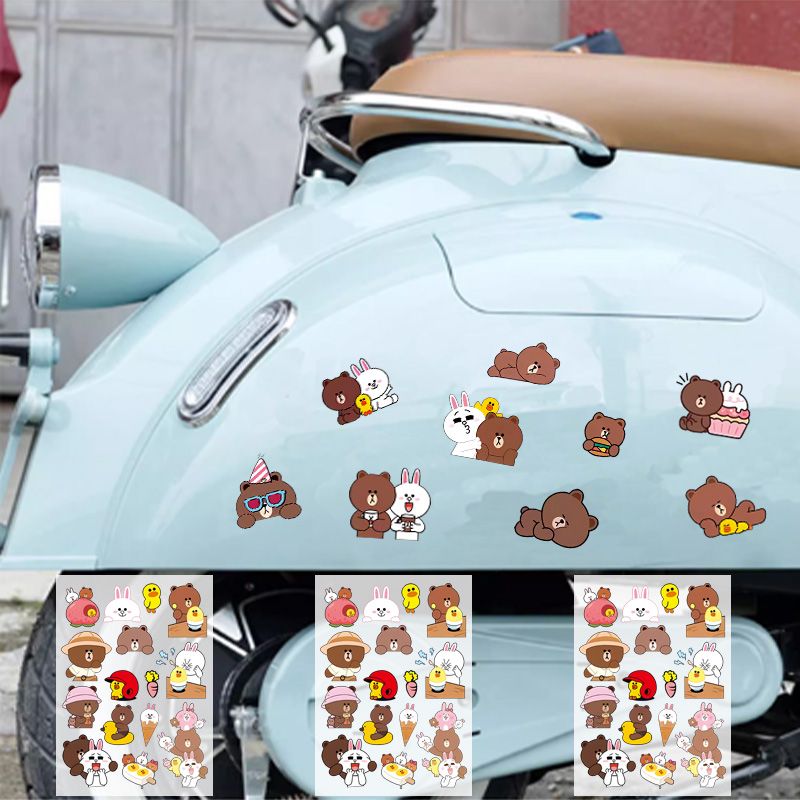 Line friends Brown Car Body St - Atv Parts ulasan dan harga