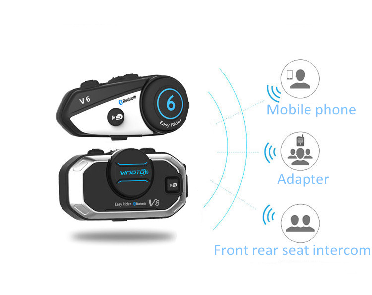 Vimoto V8 Motorcycle Helmet He - Universal Motorcycle Helmet Intercom Headset ulasan dan harga