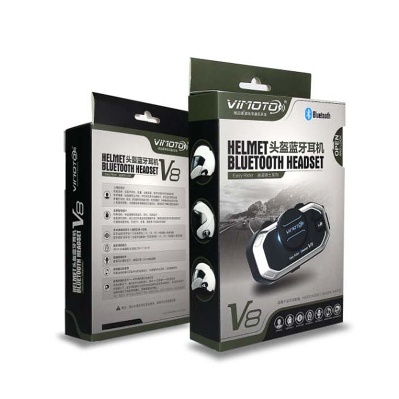 Vimoto V8 Motorcycle Helmet He - Universal Motorcycle Helmet Intercom Headset ulasan dan harga