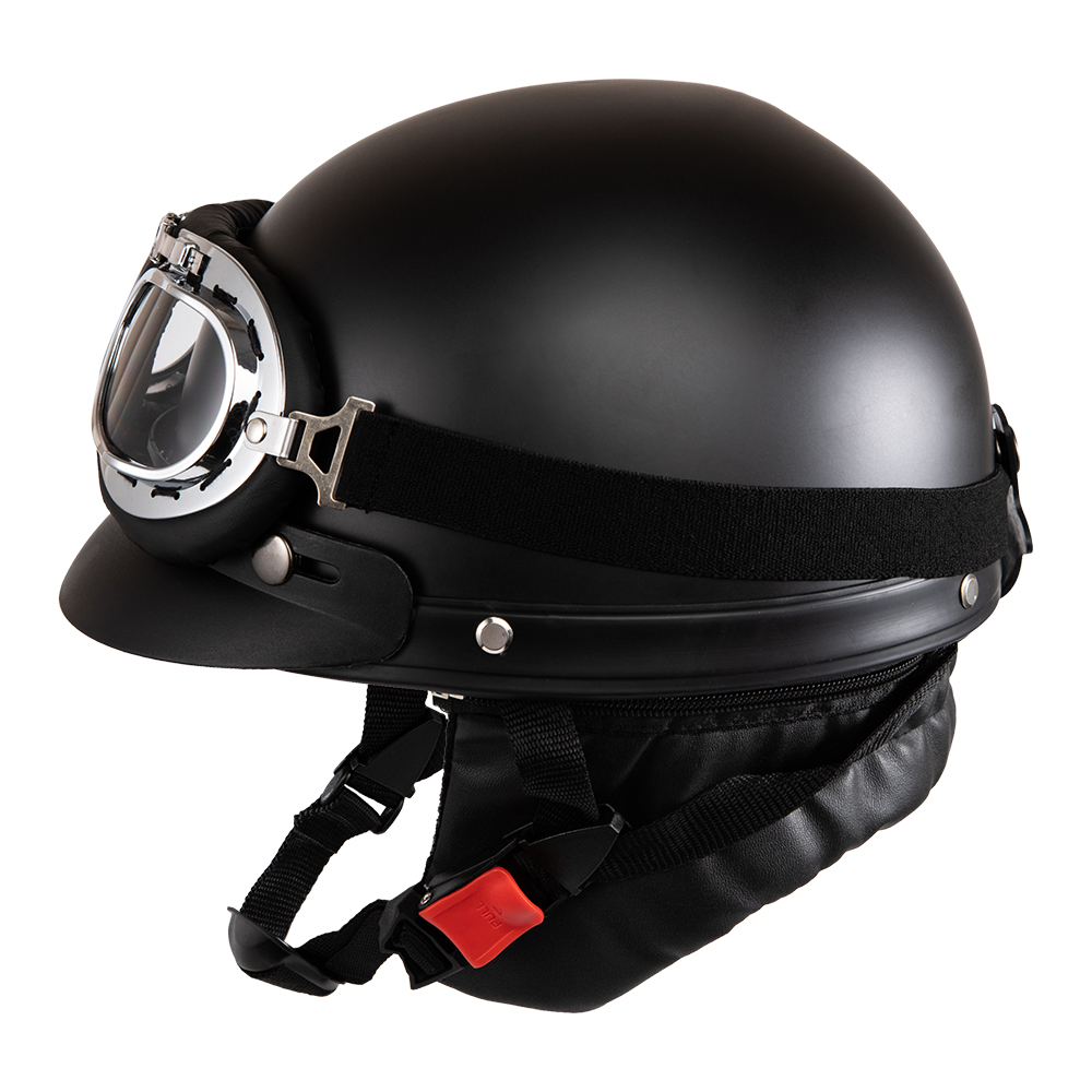 Motorcycle Helmet Open Face Re - Vintage Open Face Retro Helmet ulasan dan harga