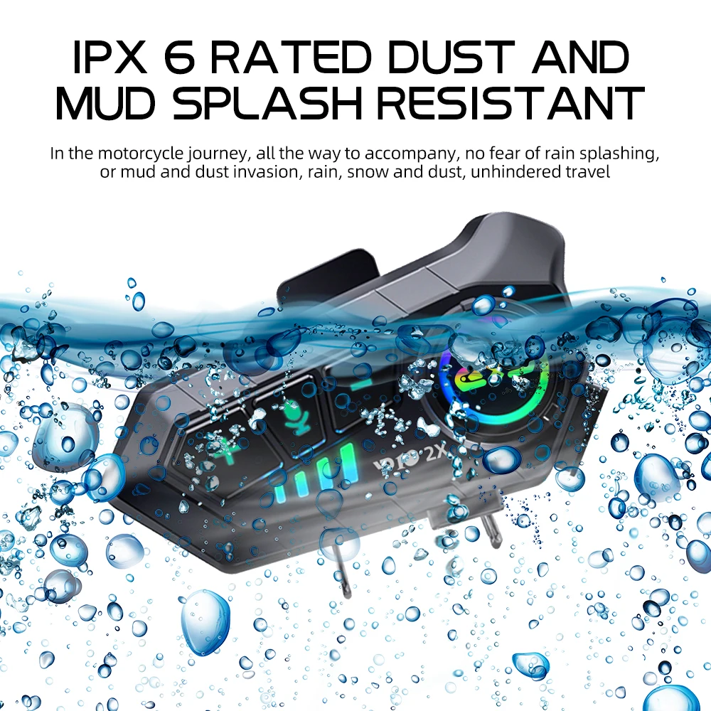 Y10 2x Motorcycle Intercom Blu - Full Face Motorcycle Helmet With Bluetooth ulasan dan harga