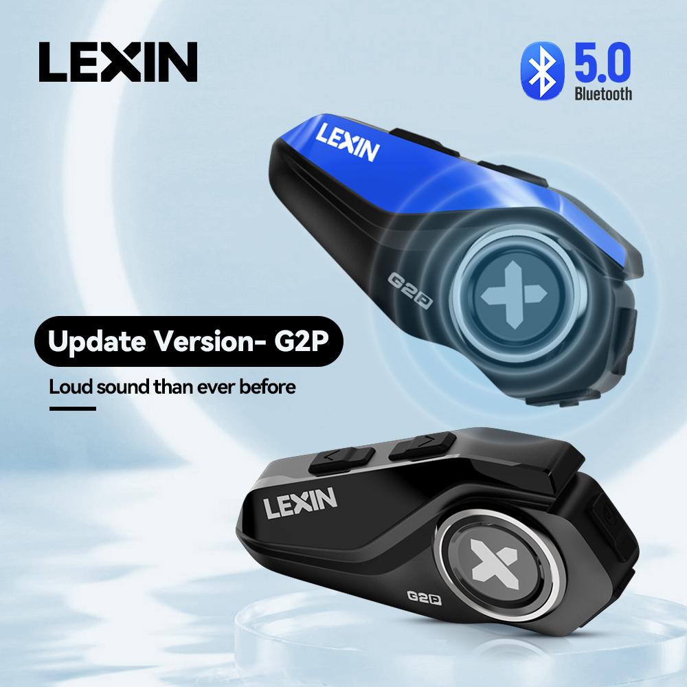 Lexin-G2P Motorcycle Helmet Bl - Universal Motorcycle Helmet Intercom Headset ulasan dan harga