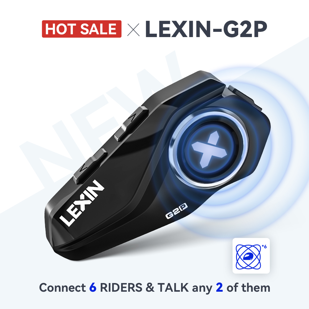 Lexin G2P Motorcycle Intercom  - Full Face Motorcycle Helmet With Bluetooth ulasan dan harga