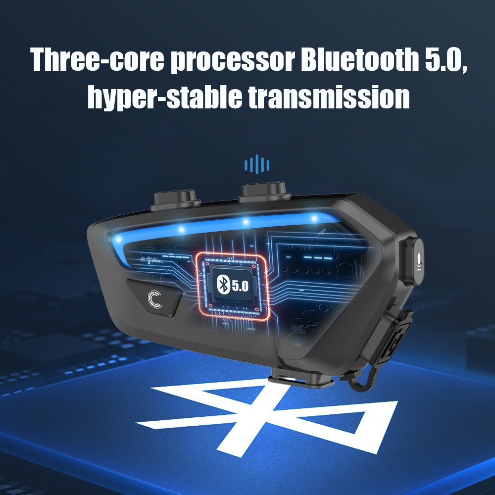 Motorcycle Intercom Bluetooth  - Full Face Motorcycle Helmet With Bluetooth ulasan dan harga