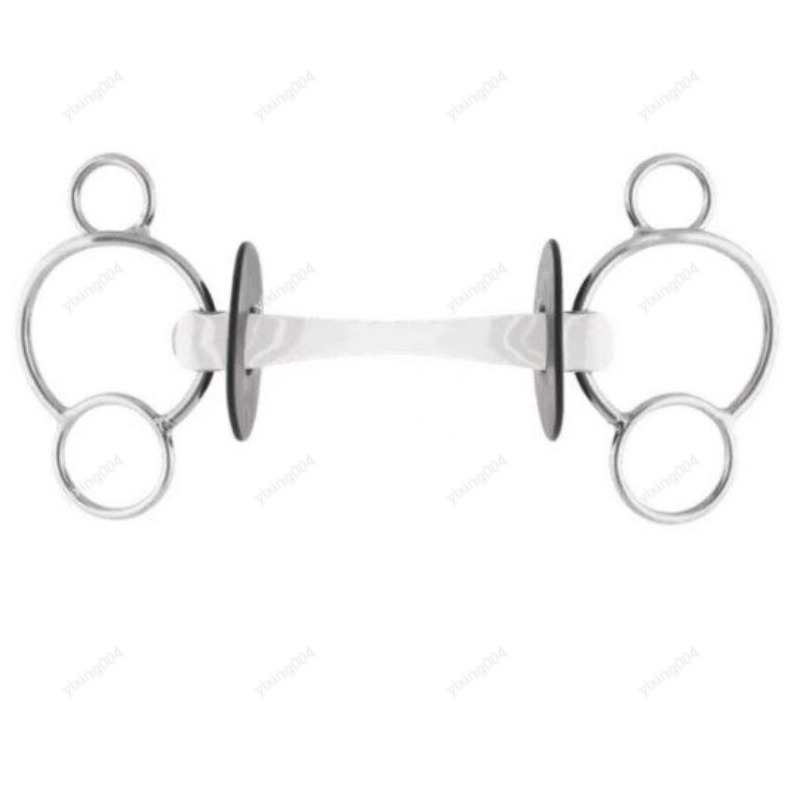 Large Ring Horse Bit Soft Rubb - Riding Gear ulasan dan harga